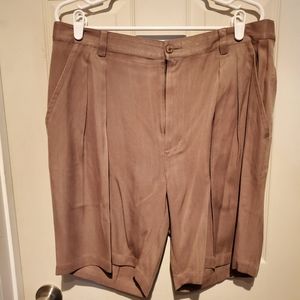Tommy Bahama Relax Pleated Silk Shorts